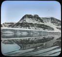 Image of Stratified Cliffs, Wake, Glacier, Reflection